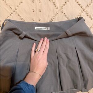 Abercrombie & Fitch Classic Gray Mini Skirt